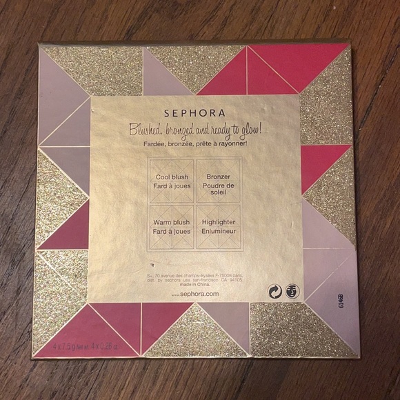 •SEPHORA•BLUSHED, BRONZED, & READY TO GLOW PALETTE. BRAND NEW. - Picture 7 of 9